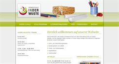 Desktop Screenshot of grundschule-wueste.de