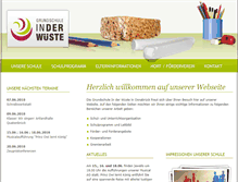 Tablet Screenshot of grundschule-wueste.de
